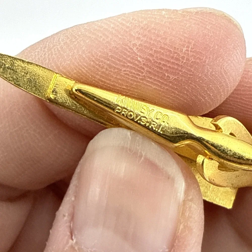 Vtg Raytheon HAWK Missile Tie‎ Clip Bar MIM 23 Kinney Co Providence RI 1.75